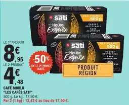 E.Leclerc Café Moulu Les Cafés Sati offre