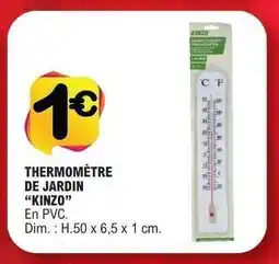 E.Leclerc THERMOMÈTRE DE JARDIN “KINZO” offre