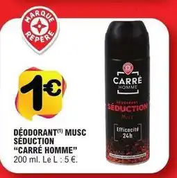 E.Leclerc DÉODORANT MUSC SÉDUCTION CARRÉ HOMME offre