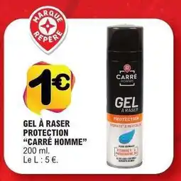 E.Leclerc GEL À RASER PROTECTION CARRÉ HOMME offre