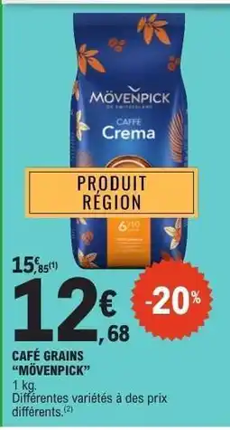 E.Leclerc Café Grains Mövenpick offre