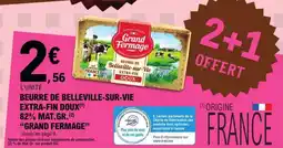 E.Leclerc BEURRE DE BELLEVILLE-SUR-VIE EXTRA-FIN DOUX offre