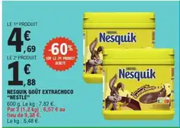 E.Leclerc Nesquik Goût Extrachoco Nestlé offre