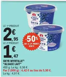 E.Leclerc SKYR MYRTILLE ALSACE LAIT offre