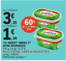 E.Leclerc St Hubert Omega 3 offre