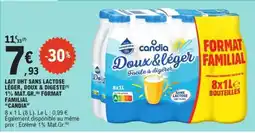 E.Leclerc Lait UHT Sans Lactose Léger, Doux & Digeste offre