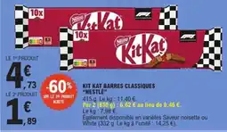 E.Leclerc KIT KAT BARRES CLASSIQUES NESTLE offre