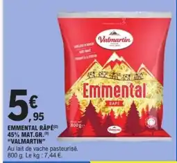 E.Leclerc Emmental Râpé offre