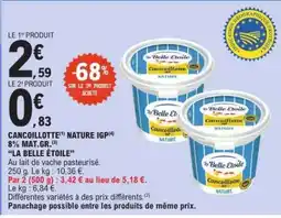 E.Leclerc Cancoillotte Nature IGP offre