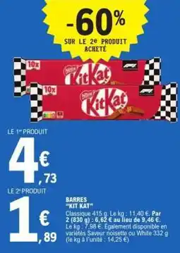E.Leclerc Kit Kat offre