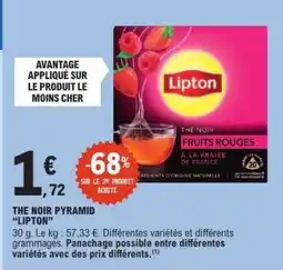 E.Leclerc THE NOIR PYRAMID “LIPTON” offre