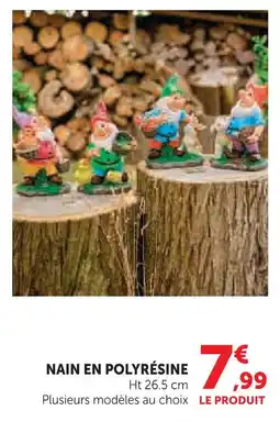 Super U Nain en polyrésine offre