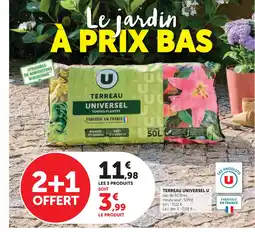 Super U U terreau universel offre