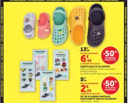 Super U Sabots adulte ou enfant offre