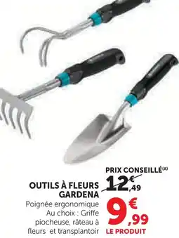 Super U Gardena outil à fleurs offre