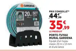 Hyper U Gardena porte-tuyau mural offre