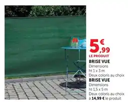 Hyper U Brise vue offre