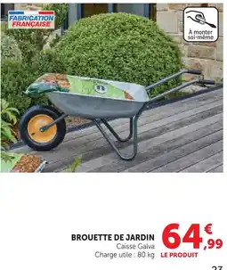 Hyper U Brouette de jardin offre