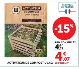 Hyper U U activateur de compost 1 kg offre