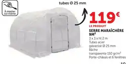 Hyper U Serre maraîchère 9m² offre