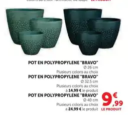 Hyper U Pot en polypropylène bravo offre