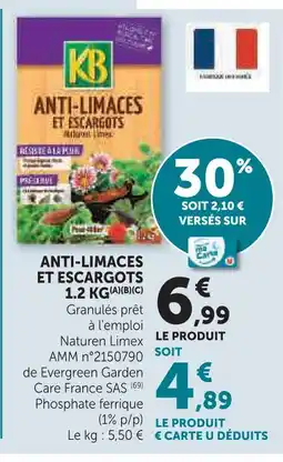 Hyper U Kb anti-limaces et escargots offre