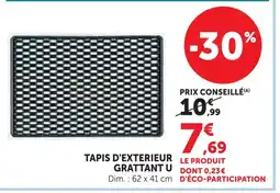 Hyper U U tapis d'extérieur grattant offre