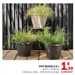 Hyper U Pot naxos 5.5 l offre