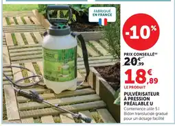 Hyper U U pulvérisateur à pression préalable offre