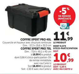 Hyper U Coffre xpert pro 40l offre
