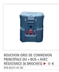 Yamaha Bouchon gris de connexion principale du bus à avec résistance (6 broches) offre