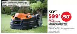 Hyper U Lawnmaster robot tondeuse autonome ocumow ø 18 offre