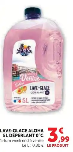 Hyper U Aloha lave-glace 5l déperlant 0°c offre