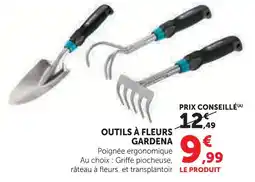 Hyper U Gardena outils à fleurs offre