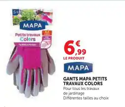 Hyper U Mapa gants petits travaux colors offre