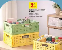 Stokomani Caisse de rangement pliable offre