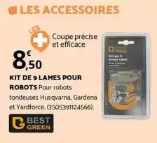 Bricomarché Husqvarna - kit de 9 lames pour robots offre