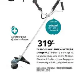 Bricomarché Débroussailleuse à batterie offre
