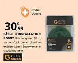 Bricomarché Dim - câble d'installation offre