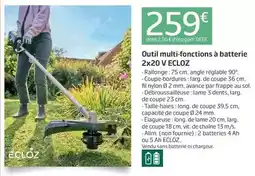 Jardiland Outil multi-fonctions à batterie offre