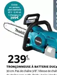 Bricomarché Makita - tronçonneuse a batterie ducs offre