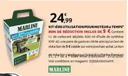 Bricomarché Marline - kit 1ere utilisation pour moteur 4 temps offre