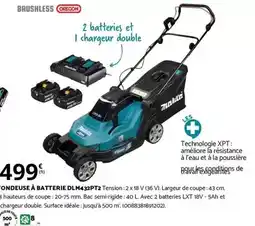 Bricomarché Oregon - ondeuse à batterie dlm432pt2 offre