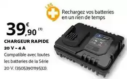 Bricomarché Chargeur rapide 20 v-4 a offre