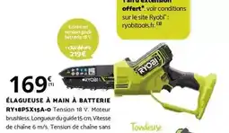 Bricomarché Ryobi - élagueuse à main à batterie offre