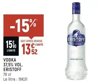 Petit Casino Eristoff vodka 37,5% vol. offre