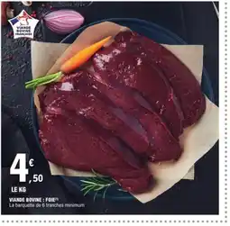 E.Leclerc Viande bovine: foie offre