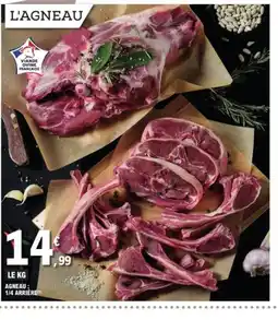 E.Leclerc Agneau: 1/4 arrière offre