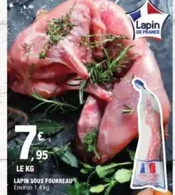 E.Leclerc Lapin sous fourreau offre