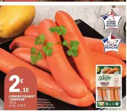 E.Leclerc STOEFFLER 4 knacks d'alsace offre